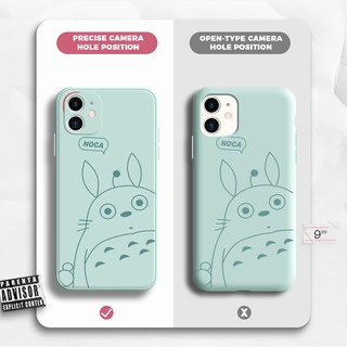 Compatible With Samsung Galaxy Note 20 9 8 Ultra Liquid Silicone For Original Phone Case Soft Casing Totoro protective Full Cover Shockproof Back Cases