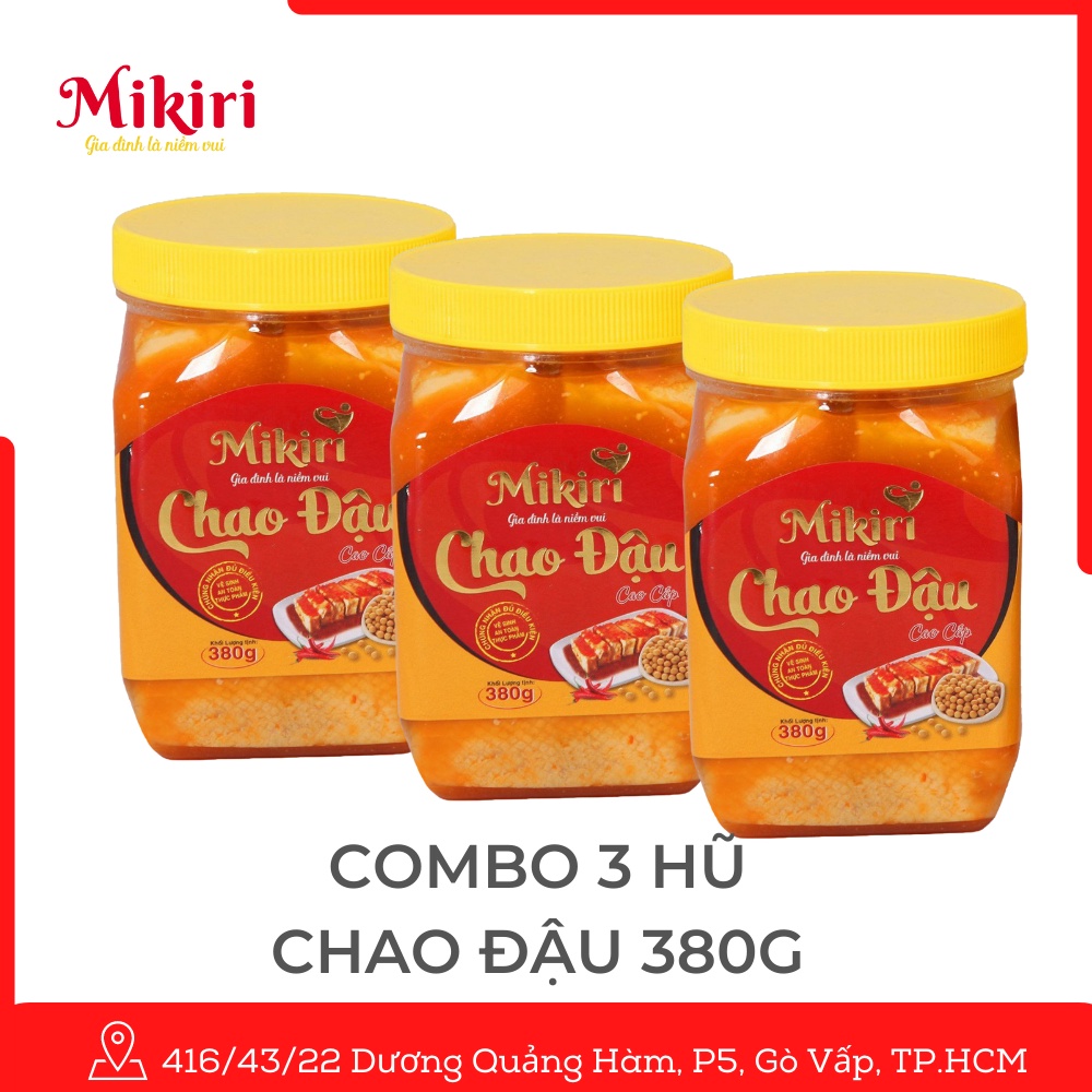 Chao đậu Mikiri hộp 180g - 380g