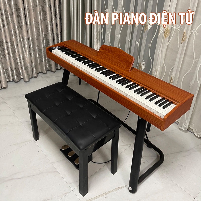 Đàn Piano Gỗ Đàn Organ Điện Tử Electronic Keyboard Đàn 88 Phím - Đàn Điện Cho Người Lớn Trẻ Em Vt122