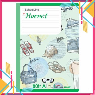 Vở kẻ ngang KLONG 80tr B5 Hornet 58/90; MS: 868,