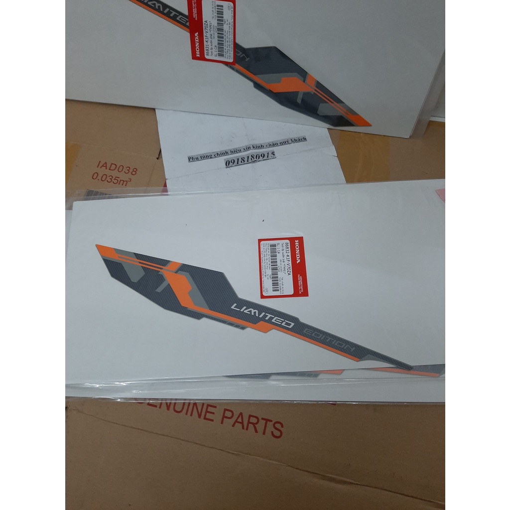 tem limited edition ab 2022 honda tem sườn ab 2022 honda