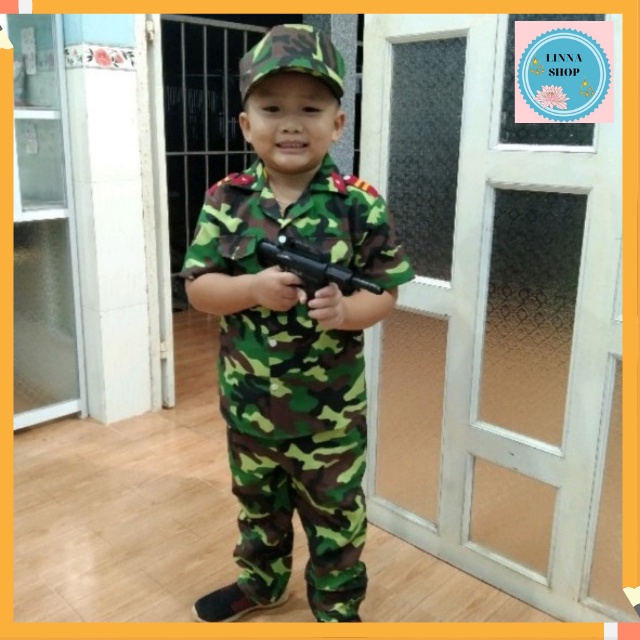 Combo 2 Bộ Quần Áo Ran Ri Trẻ Em Tặng Kèm Nón