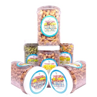 Combo Hạt Điều - Đậu Phộng Rang Tỏi Ớt/Đậu Phộng Mè Cay/Hà Lan Sấy Phô Mai/Ngũ Cốc Thập Cẩm FunMix