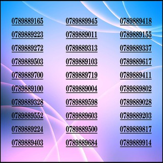Sim số đẹp Mobi nghe gọi - 4G
