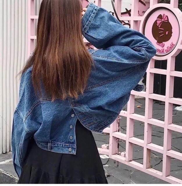 Áo khoác bò cúc sau | BigBuy360 - bigbuy360.vn