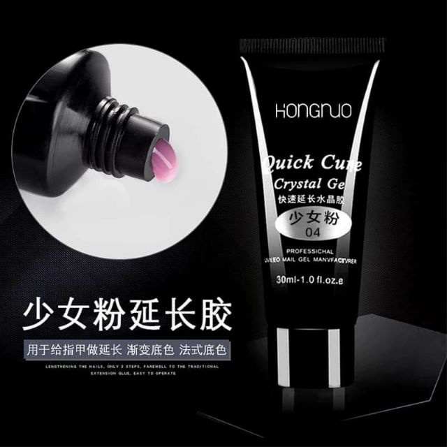 Gel gôm chính hãng Hongnuo chất lượng tuyệt vời chuyên dùng trong nối móng đắp móng up.tuýp 30ml tiết kiệm..