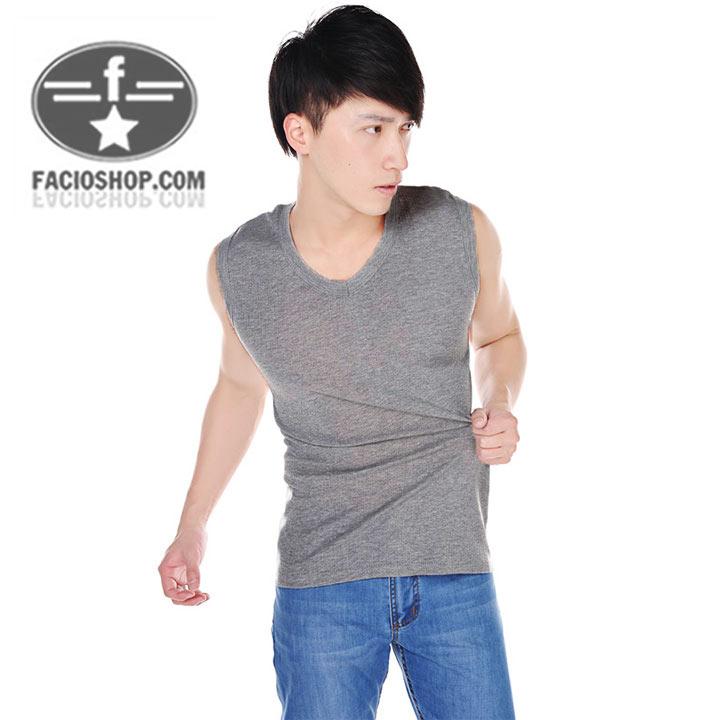 Áo thun sát nách Nam Facioshop US09