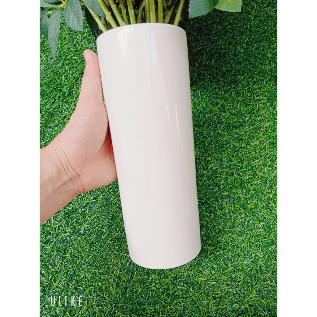 Lọ hoa - Lọ hoa dáng trụ tròn cao