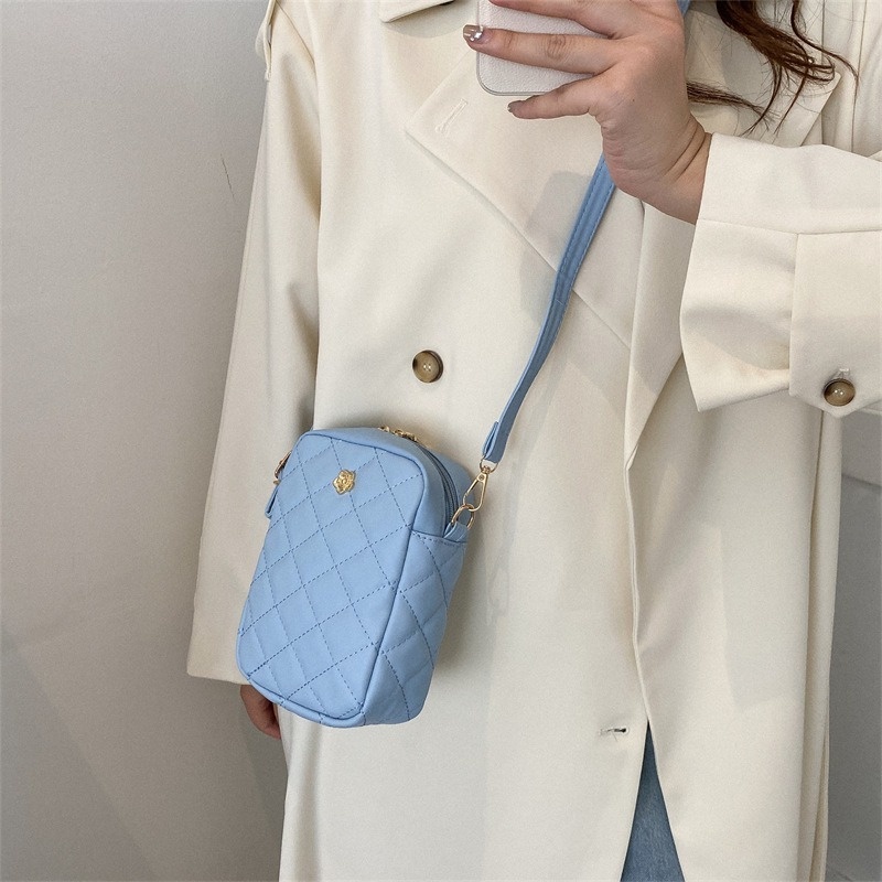 Túi Đeo Chéo Hình Vuông Nhỏ Màu Trơn Mẫu Mới Năm 2022 Gylb1582