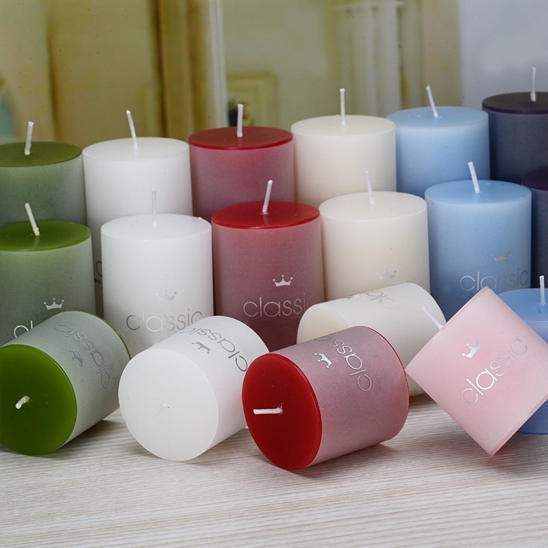 Nến Thơm Classic Pillar Không Khói Mùi Hoa Nhài, Cherry, Hoa Hồng, Chanh