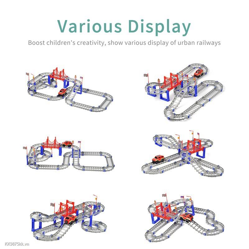 Bộ Xe Lửa/ Đường Ray Lắp Ghép HDY Hỗ Trợ Phát Triển Trí Tuệ Cho Bé