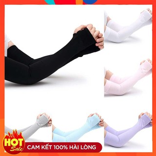 Ống Tay Chống Nắng Xỏ Ngón Găng Tay Thể Thao Chống Nắng Cao Cấp Bao Đẹp