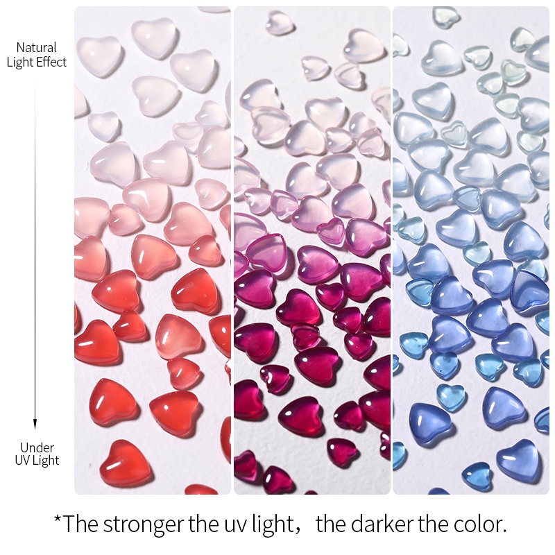 30/ 50/ 100 Đá đính móng tay UR SUGAR tùy chọn kiểu dáng và màu sắc