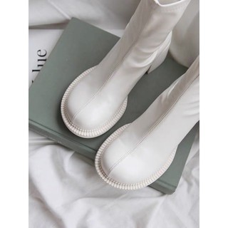 (HÀNG ORDER) Boots da mềm cao cổ đế cao