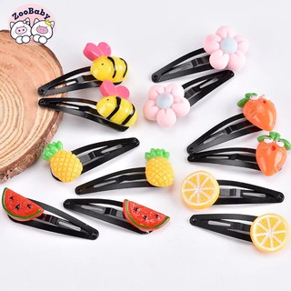 Kẹp tóc bật - kẹp mái hình hoa quả cực xinh