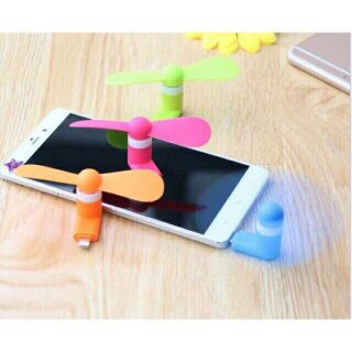 Quạt mini 2 cánh cắm chân điện thoại iphone