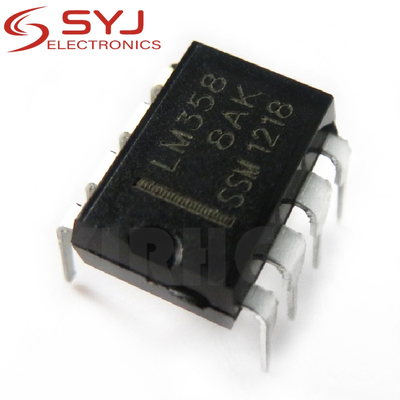 Set 10 Linh Kiện Điện Tử LM358P DIP8 LM358 DIP LM358N = TS358CD TS358 KIA358P KIA358 BA10358 AS358P-