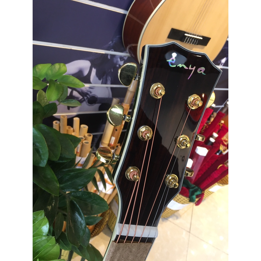 Đàn Guitar Acoustic ENYA ED18NA EQ Chính Hãng - Tặng Full 12 phụ kiện và bao da