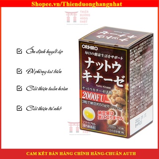Viên uống hỗ trợ chống đột qụy Natto Kinase 2000FU (Date 2023)