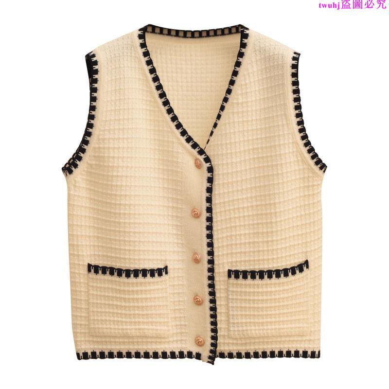 Áo Khoác Cardigan Dệt Kim Không Tay Phong Cách Hàn Quốc Thời Trang Cho Nữ | BigBuy360 - bigbuy360.vn