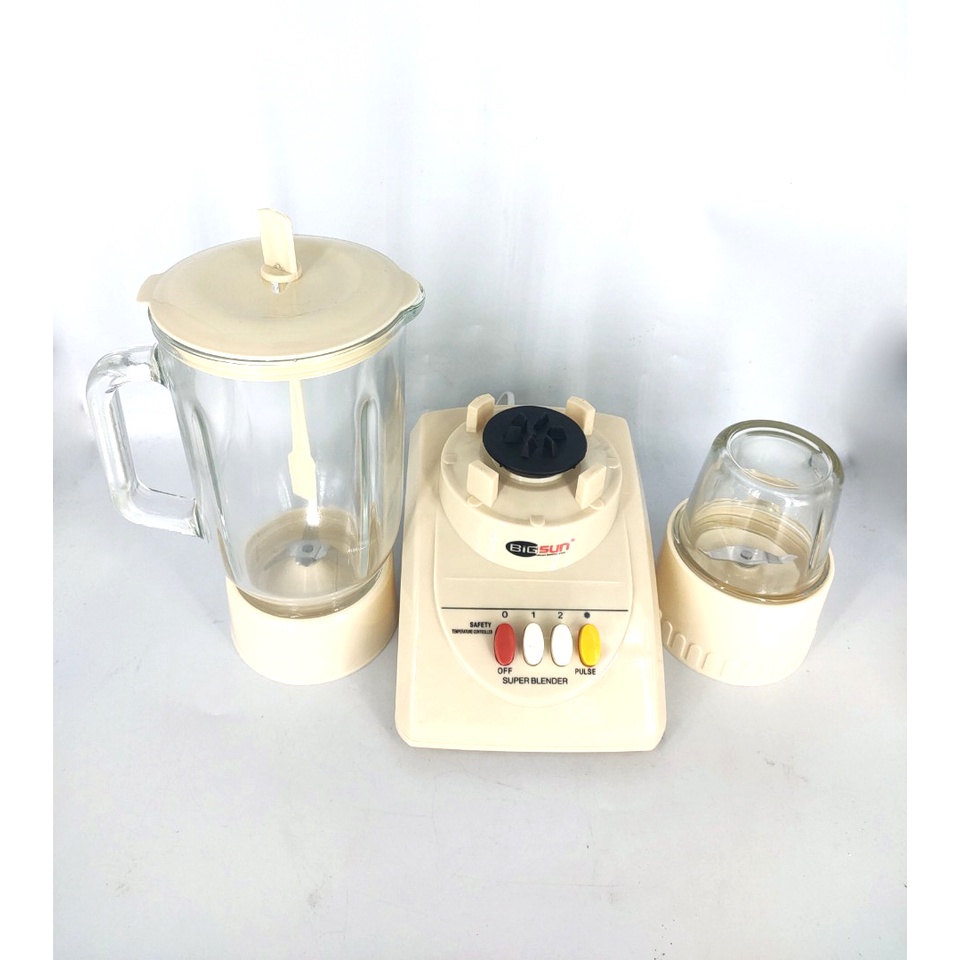 Máy Xay Sinh Tố Bigsun BB-179 Cối Thủy Tinh 1.25 Lít - Hàng Chính Hãng (Bảo Hành 12 Tháng)