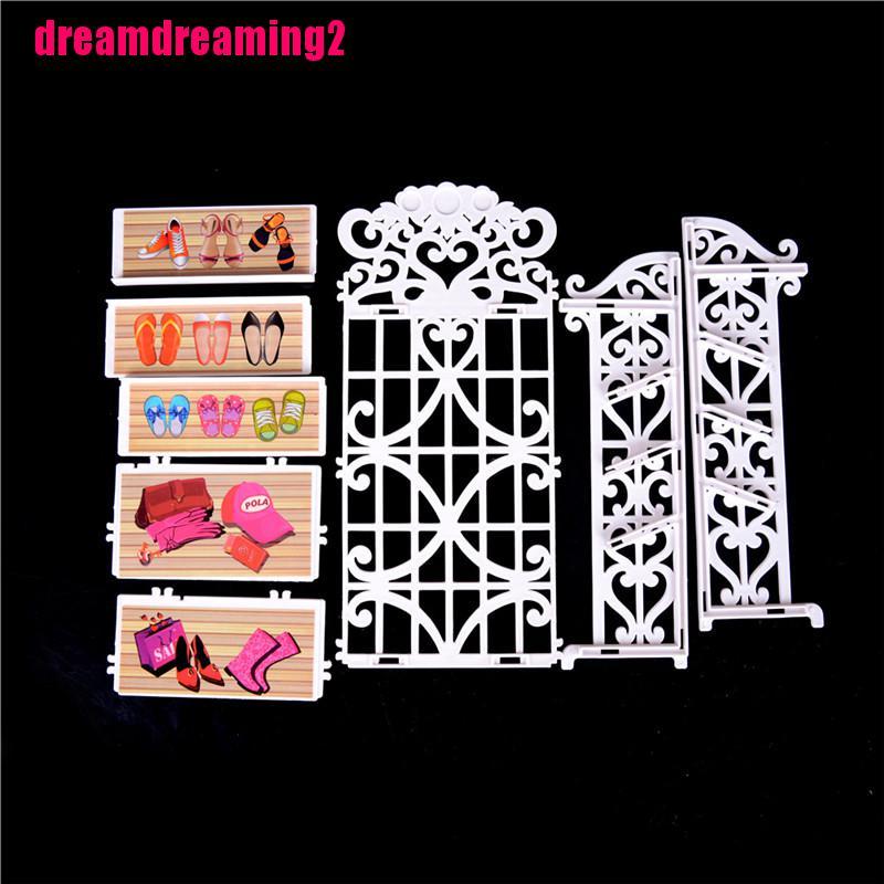 Mô Hình Tủ Giày Mini Cho Búp Bê