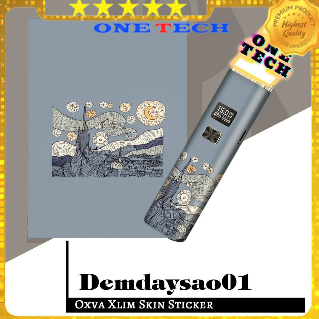 Miếng dán Skin demdaysao kim tuyến cho X.lim V2, rill X, SE, Favostix, Feelin, Flexus, Gotex, Ursa Nano, Origin Mini