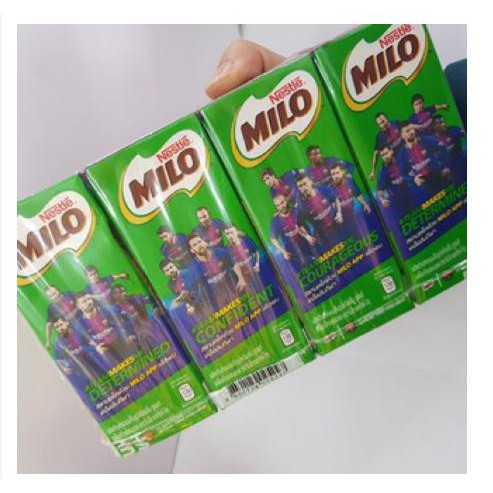 [Hàng Sẵn] Lốc 4 hộp sữa Milo Thái 180ml date mới