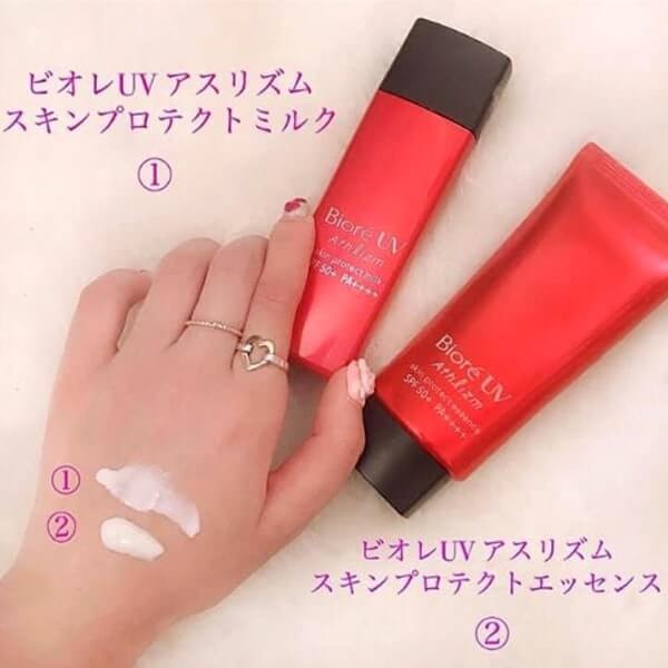 Kem Chống Nắng Biore Athlizm màu đỏ