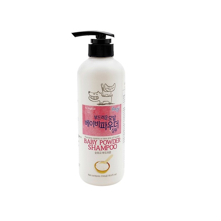 Dầu tắm cho chó mèo Forcans Baby Powder Shampoo