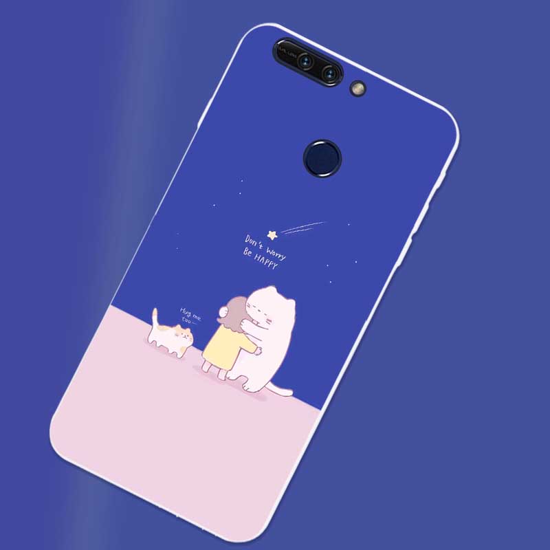 HUAWEI Ốp silicon Mềm In Hình Biểu Tượng Hawei Honor 8 4c 5c 7c 6a V10 V9 7x 9 6c Pro Lite Y3Ii Y5Ii Y6Ii