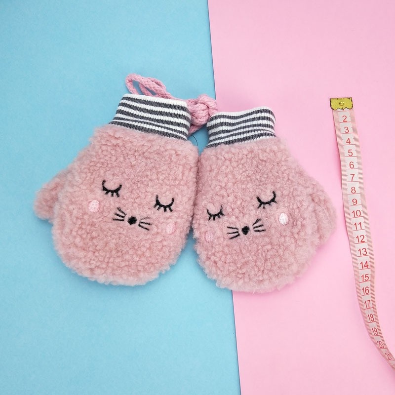 Găng Tay Len Lông Cừu Dễ Thương Cho Bé Trai, Bé Gái Từ 1-10 Tuổi - Timikid Store