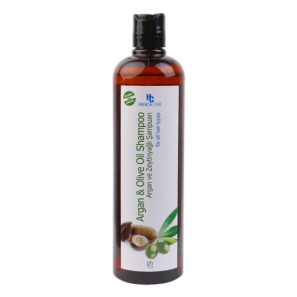 Dầu Gội Phục Hồi Và Bảo Vệ Tóc Chiết Xuất Hunca Care Olive And Argan Oil Dành Cho Tóc Khô, Xơ, Rối (700ml) Thổ Nhỹ Kỳ