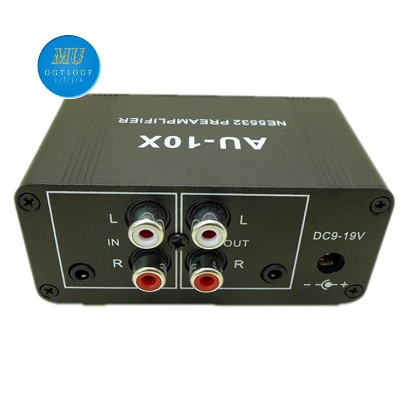 NE5532 Music Audio Signal Pre-Amplifier Gain Boost 20Db Headphone Volume Amplification Front Board