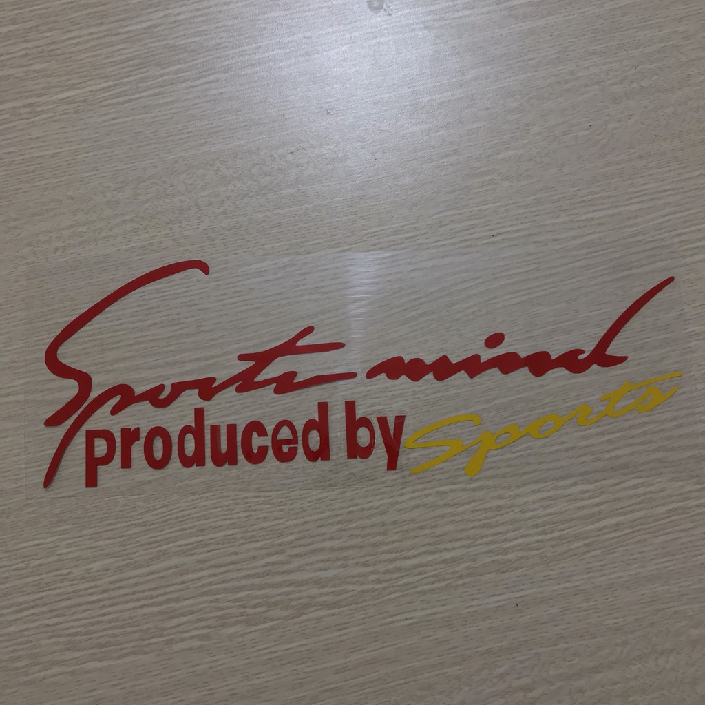 TEM DÁN SPORT MIND PRODUCED BY Ô TÔ, XE HƠI.