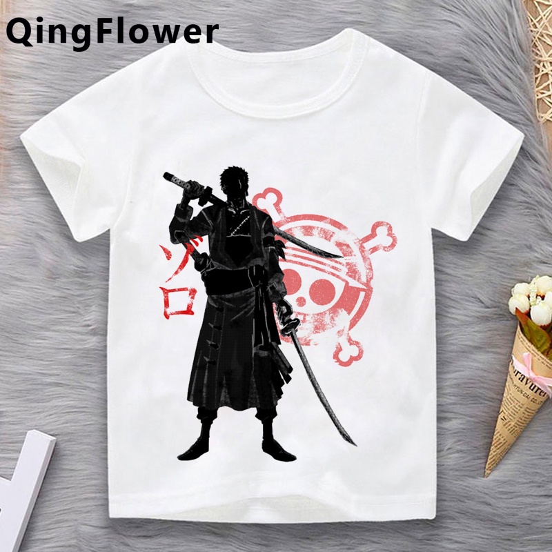 Áo Thun Tay Ngắn In Hình Hoạt Hình One Piece Trẻ Trung Cho Tuổi Teen