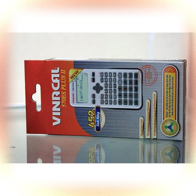 HOT'' free ship Máy Tính VinaCal 570ES Plus 2 màu xám MỚI RẺ