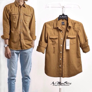 ÁO SƠ MI-DENIM-ROUTINE CAO CẤP-VN-XK