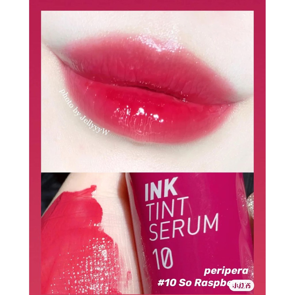 Son Tint Ẩm Mượt - PERIPERA INK TINT SERUM [màu mới 08-12]