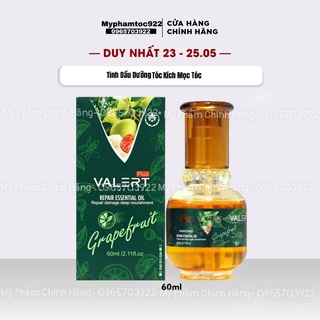 Tinh dầu bưởi, dầu dưỡng tóc phục hồi hữu cơ chiết suất bưởi VALERT REPAIR ESSENTIAL OIL 60ml chính hãng