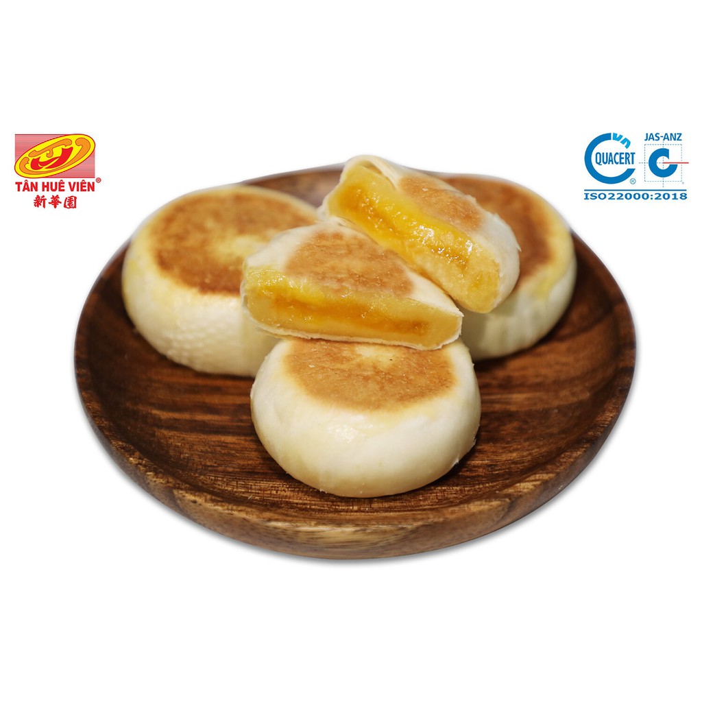 Bánh Pía Kim Sa Bí Đỏ Tân Huê Viên - Túi 480g(12 Cái) - Đặc Sản Sóc Trăng