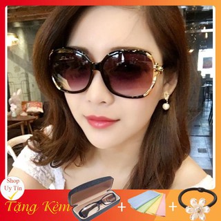 [FULL BOX] Kính mát nữ cao cấp - Kính râm nữ gọng hồ li - Chống tia UV 400 thời trang Rất đẹp Cao cấp Hàn Quốc