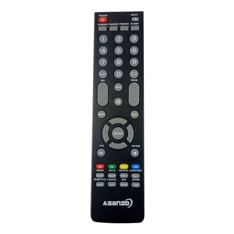 Điều Khiển Remote Tivi ASANZO Smart Phẳng (Mẫu 4)