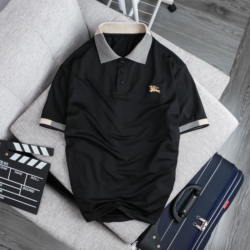 Áo Thun Polo Nam Thêu Hình Cao Cấp Chất Liệu Cotton Cá Sấu Co Dãn 4 Chiều Mặc Thoáng Mát