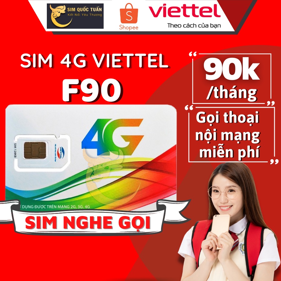 Sim Viettel rẻ f90/ v90c/ v120/ MP50/V50c 4g gói cước tomato nghe gọi bình thường