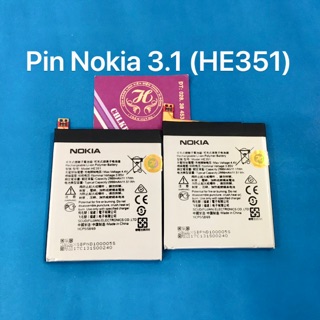 Pin nokia 3.1 kí hiệu he351 dùng chung nokia 5 he321 zin-mới 100%