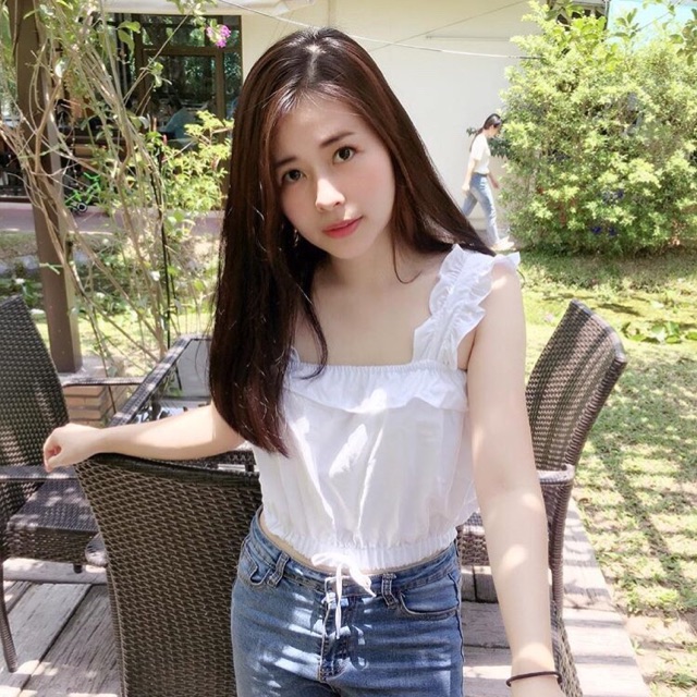 Áo croptop bó eo