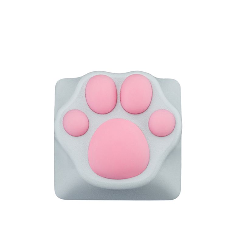 LIDU1  Personality Customized ABS Silicone Kitty Paw Artisan Cat Paws Pad Keyboard keyCaps for Cherry MX Switches