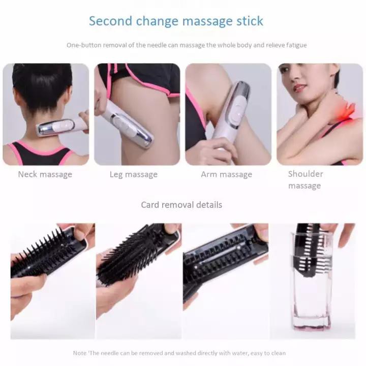 Lược hồng ngoại massage da đầu, kích thích mọc tóc,  - BH 3 THÁNG - SKINSTYLE