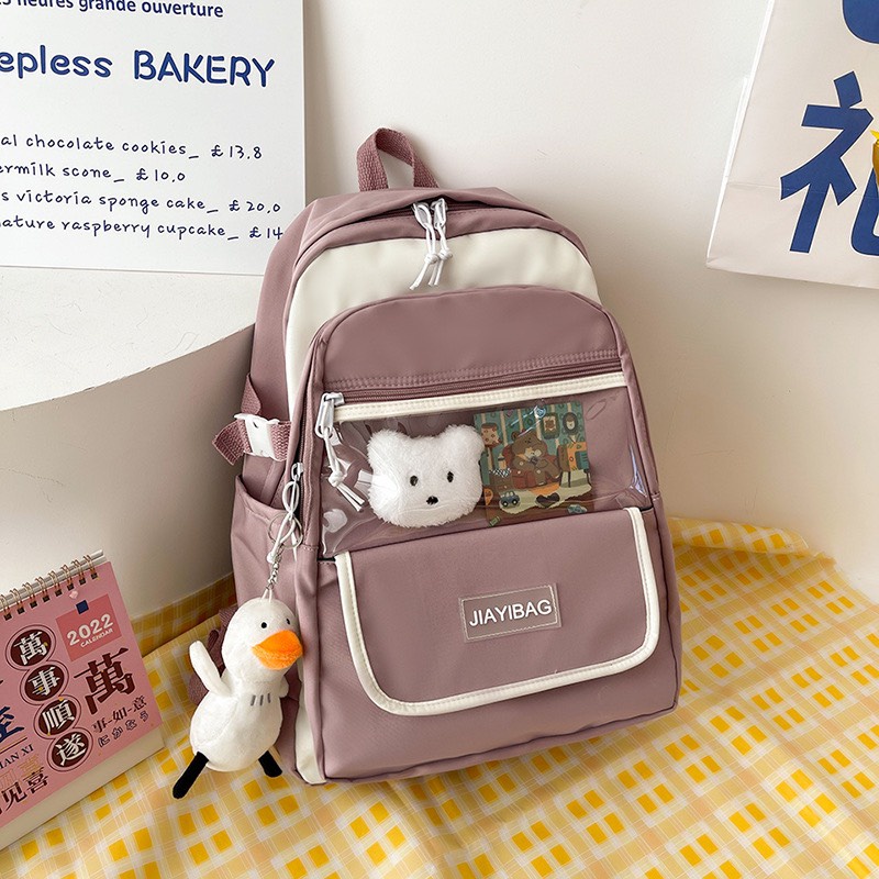 Balo đi học, đi chơi cho học sinh mẫu mới, chống thấm nước - Hàng Quảng Châu cao cấp (BL11)